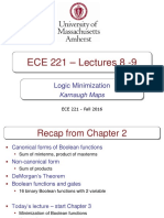 ECE 221 - Lectures 8 - 9: Logic Minimization