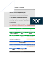 Simple Ethereum Mining Calculator Template