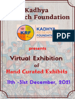 Kadhya Research Foundation: Virtual Exhibition