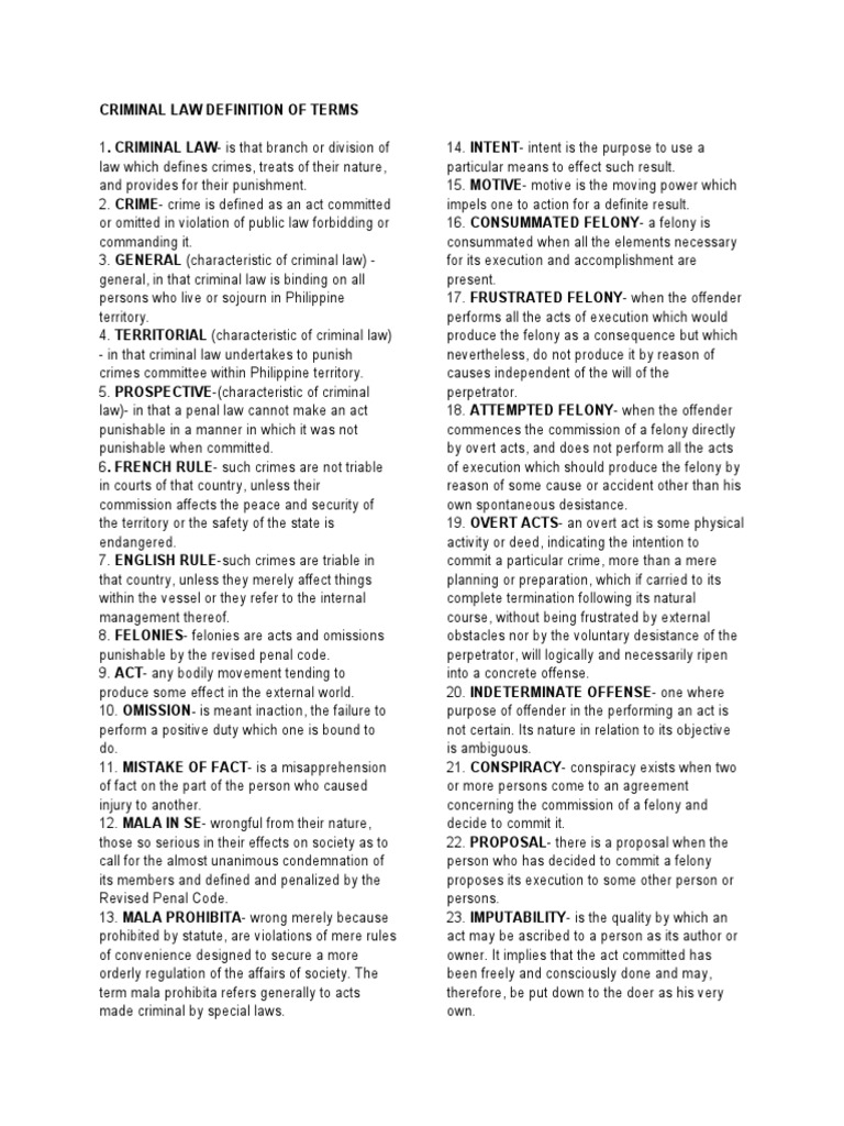 CRIMINAL DEFINITION MEANING intelligence overview