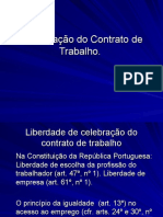 A Formação Do Contrato de Trabalho