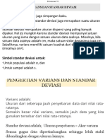 Varians Dan Standar Deviasi