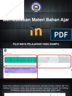 Memasukkan Materi Bahan Ajar