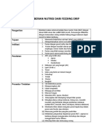 Sop Pemberian Nutrisi Dari Feeding Drip