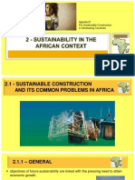 2.1 - Sustainability in The African Context