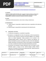 QMSP-01 MANAGEMENT SYSTEM PROCEDURE FOR IMPARTIALITY