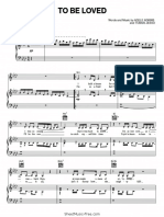 To Be Loved Sheet Music Adele (SheetMusic-Free.com)