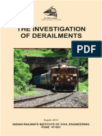 Investigations of Derailments 2015