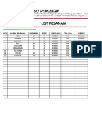 Form - Pemesanan - Galih Korea