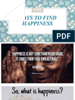 Ways To Find Happiness