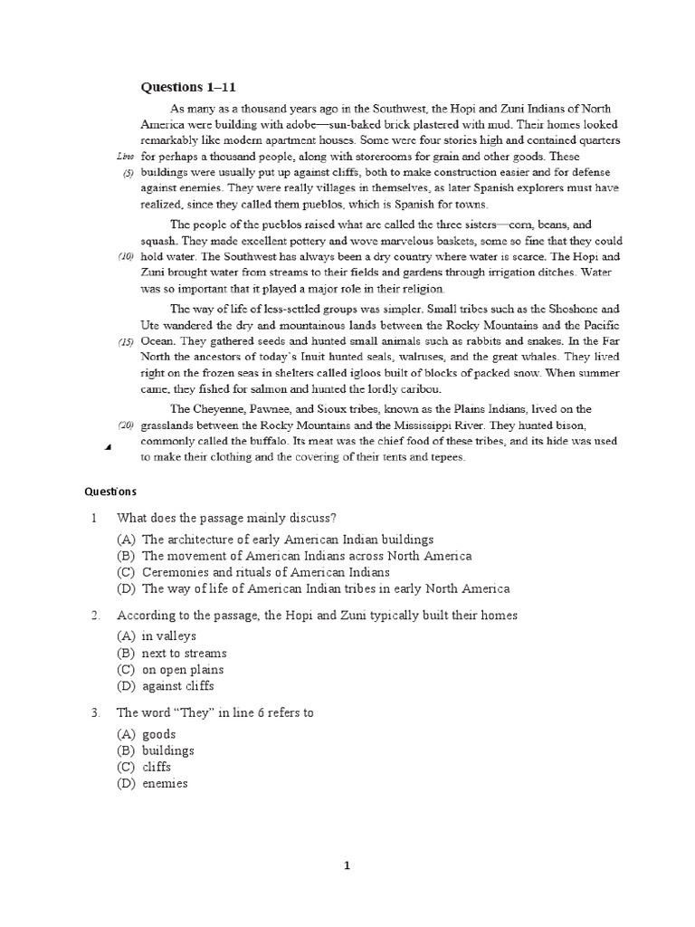 Reading Sample Item Batch 17 | PDF