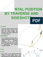 2 Horizontal Position Computation by Traverse and Sideshots