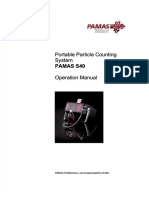 Pamas s40 Euser Manual