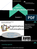 Session 1 Intoduction To Operational Planning