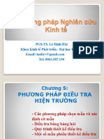 Chuong 5 PP DIEU TRA HIEN TRUONG_LDH