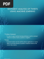 Sentiment Analysis of Tweets Using Machine Learning