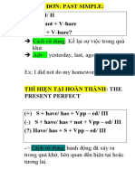  Cách sử dụng: Kể lại sự việc trong quá khứ.  Adv: yesterday, last, ago... Ex: I did not do my homework yesterday