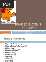 Bloom's Taxonomy Made Easy!