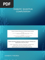 Diabatic Quantum Computation