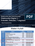Elektronika Digital 3 - Enkoder, Dekoder, 7 Segment