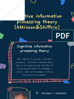 Cognitive Information Processing Theory (Atkinson & Shiffrin