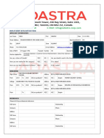 Adastra Corporation Application Form