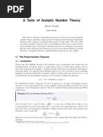 A Taste of Analytic Number Theory: Ayan Nath