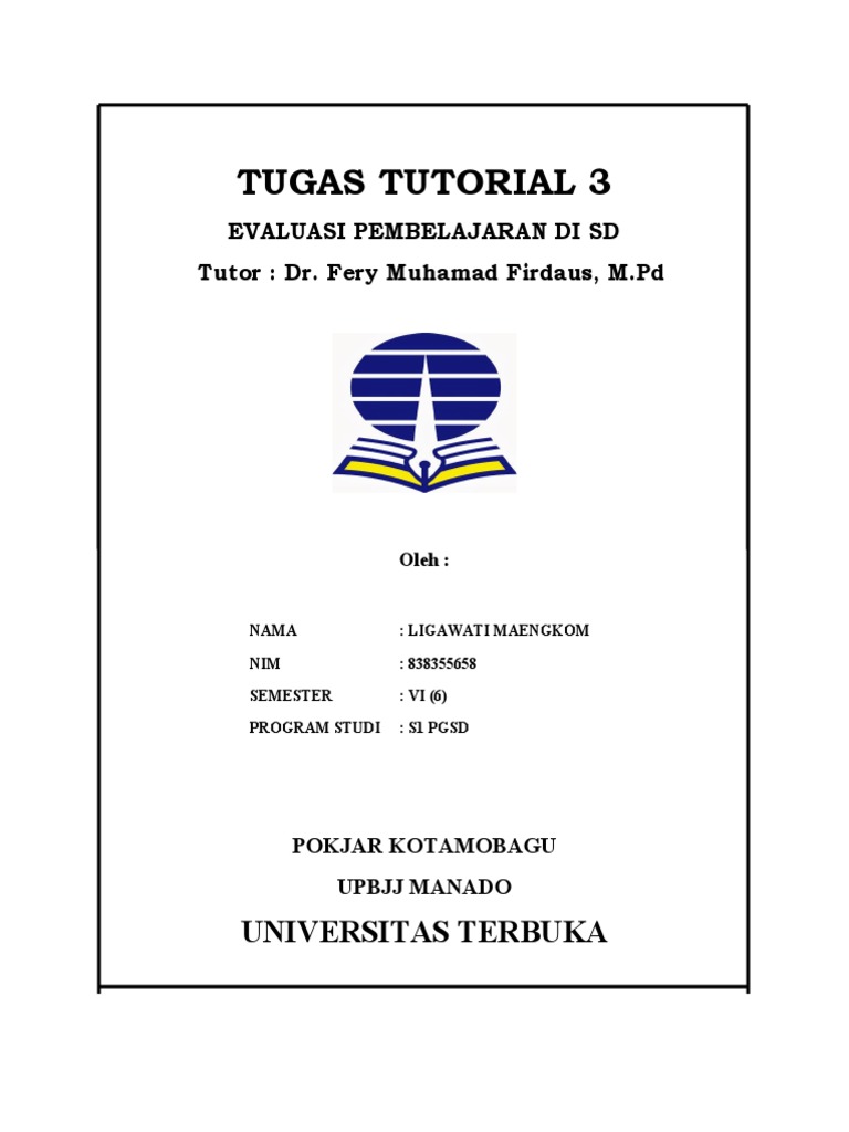 Tugas 3 Evaluasi Pembelajaran SD | PDF | Karier & Perkembangan