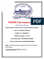 Cse2006 Lab Assignment 2 (20bce2931)
