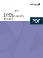 Corporate Social Responsibility - Policy