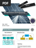 Microprocessors and Programming: Fall: 2021