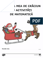 Activitati de Matematica Pe Tema Craciunulu