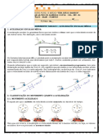 Aceleracao Escalar Media