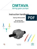 Instruction Handbook: Sealing 16KA and 26KA For Pumps Type 1610, 1611, 2610, 2611