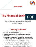 The Financial Environment: Please be quiet! 请保持安静 qing an jing 没有手机