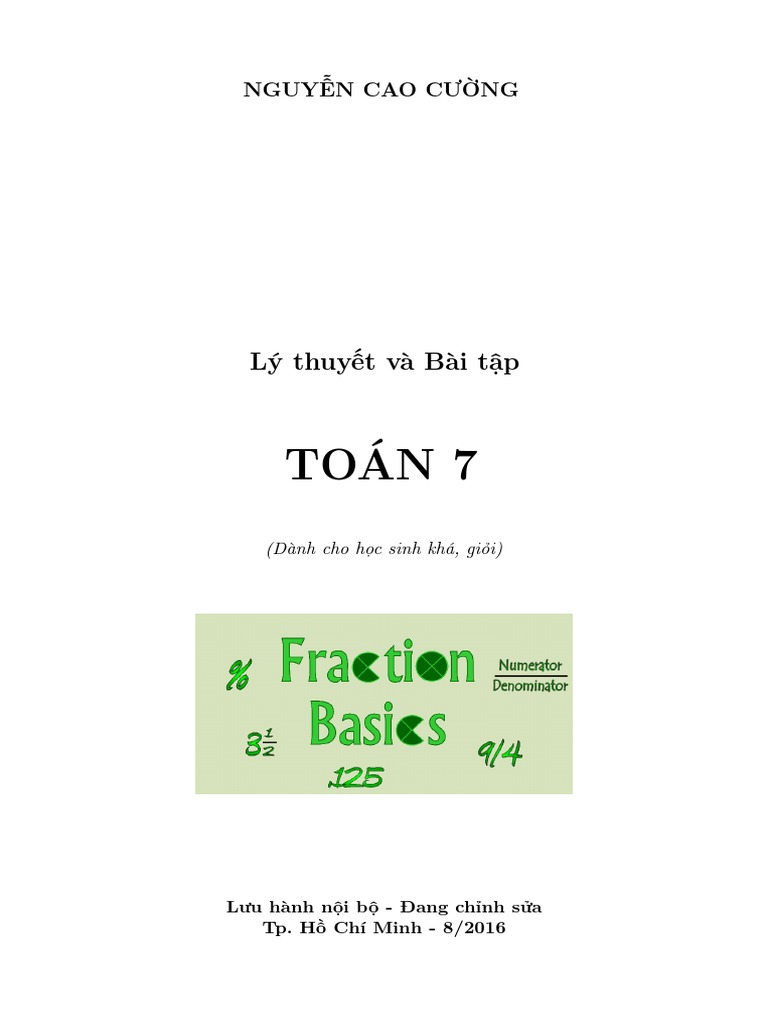 Ly Thuyet Va Bai Tap Toan 7 Nguyen Cao Cuong | PDF