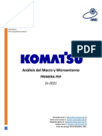 Komatsu Primera Entrega (PEP1) - Alexander Arias