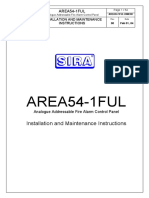 Installation Guide for SIRA AREA54-1FUL Analogue Addressable Fire Alarm Control Panel