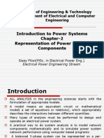 Introduction To Power Systems Chapter-2 Representation of Power System Components