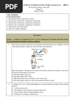 Delhi Public School Ruby Park, Kolkata Set I: Time: 90 Minutes General Instructions