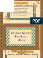 Konsep Pemikiran Filsafat Kelompok 6