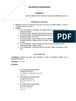 TEMA N° 07  EXPERIMENTOS ALEATORIOS, ESPACIO MUESTRAL Y PROBABILIDADES