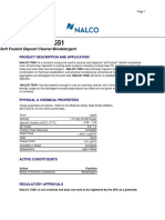 Nalco 73551: Soft Foulant Deposit Cleaner/Biodetergent