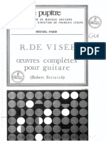 Qdoc.tips r de Visee Oeuvres Completes Guitare Robert Strizi