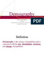 Demography: DR Owais Raza
