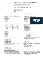 Soal Ujian Semester Ganjil Paket B