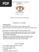 Computer Architecture and Organization: Adigrat University Electrical and Computer Engineering Dep't