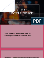 HUMAN INTELLIGENCE: A CONCISE LOOK AT DEFINITIONS AND THEORIES
