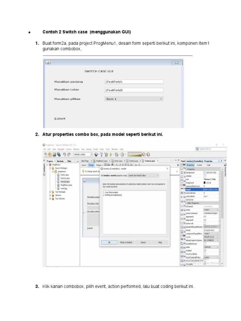 Contoh 2 Switch Case LANJUTAN LK4 | PDF | Komputer