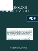 Patofisiologi Stroke Emboli
